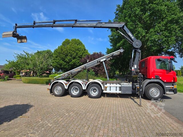 케이블 시스템 Scania P410 KRAAN/CONTAINER!! ZERO EMISSIES 2030!!TOP