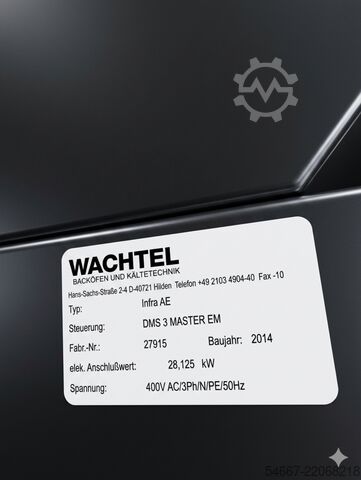 Four à sole Fabrikant: Wachtel Backöfen und Kältetec Infra AE