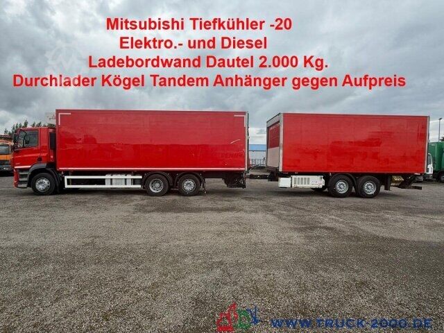 کامیون یخچال‌دار DAF CF460 Tiefkühler Mitsubishi -20° + LBW DAUTEL
