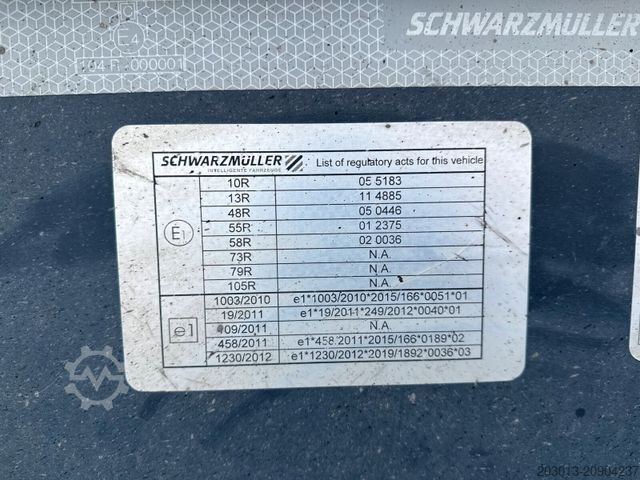 Semi-remorque benne SCHWARZMÜLLER SK SM 5198 Kippauflieger 3 ACHS