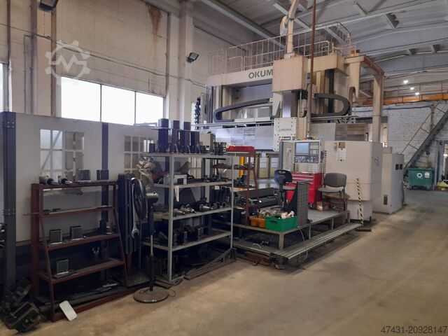 Dvigubo stulpo portalo tipo frezavimo staklės Okuma OKUMA MCR-A5C