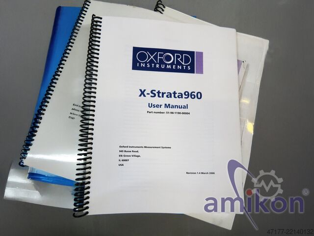 Analizador de fluorescencia de rayos X Oxford Instruments X-Strata 960
