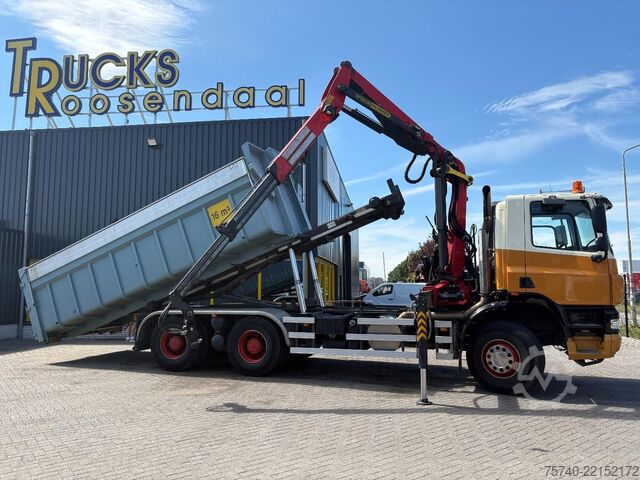 Truk derek Ginaf X 3335 S + PALFINGER  E 165 Z + 6X6 + MANUAL + ...
