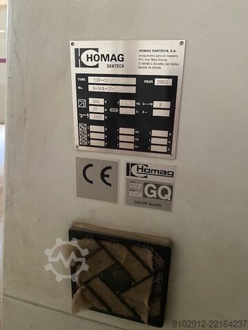 Trung tâm gia công Homag + Holzma Plattenlift CHF-320/32/32 + Profi HEE 33/22