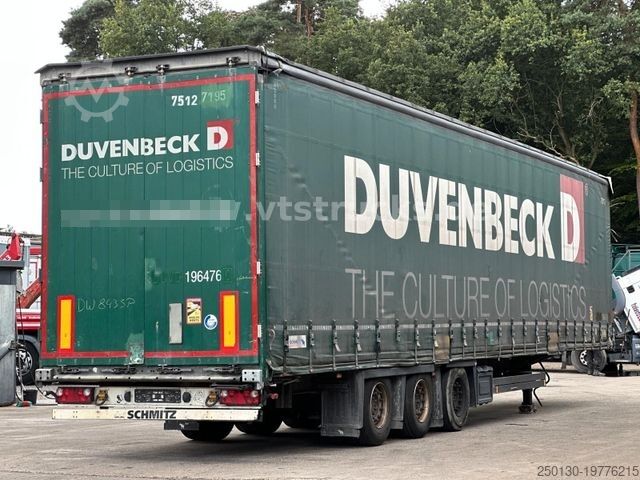 Odprta polprikolica s ponjavo SCHMITZ CARGOBULL S01 Megatrailer Pritsche+Plane Edscha Verdeck