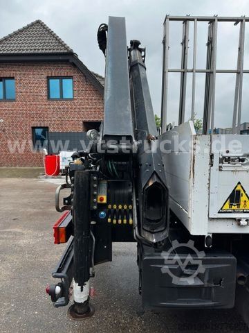 LKW mit Pritsche (offen) MERCEDES-BENZ Atego 1023 Pritsche/Glastransporter + Ladekran