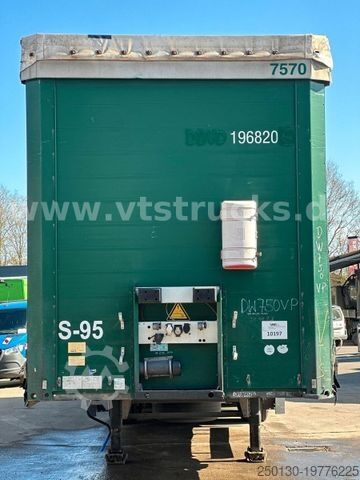 Öppen semitrailer med kapell SCHMITZ CARGOBULL S01 Megatrailer Pritsche+Plane Edscha Verdeck