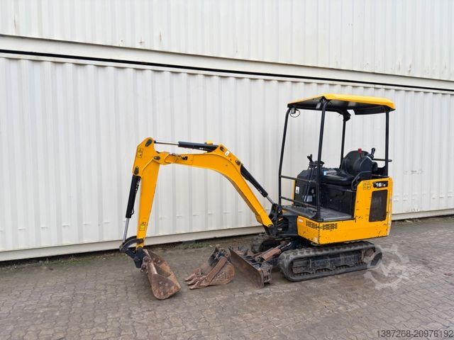 মিনি এক্সকেভেটর JCB 16C-1 /2022 BJ/ 779 H / verbr. Laufwerk/2xLöffel