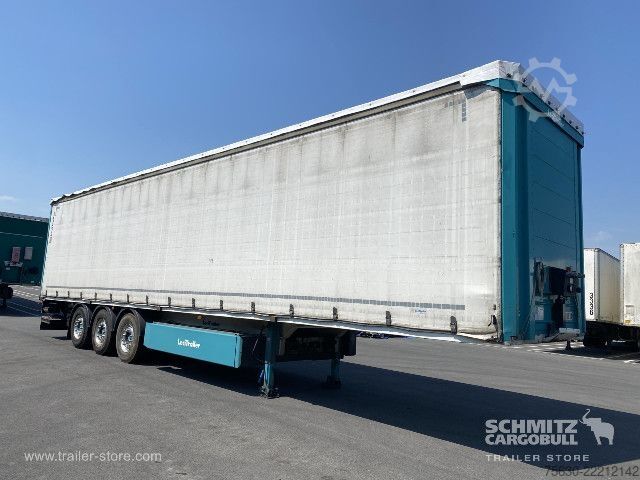 Trailer semi terbuka dengan terpal Leci Trailer Semitrailer Curtainsider Dropside Hayon