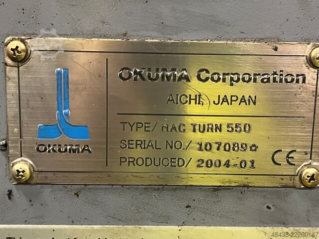 CNC-Dreh- und Fräszentrum Okuma Macturn 550-2SC-2000