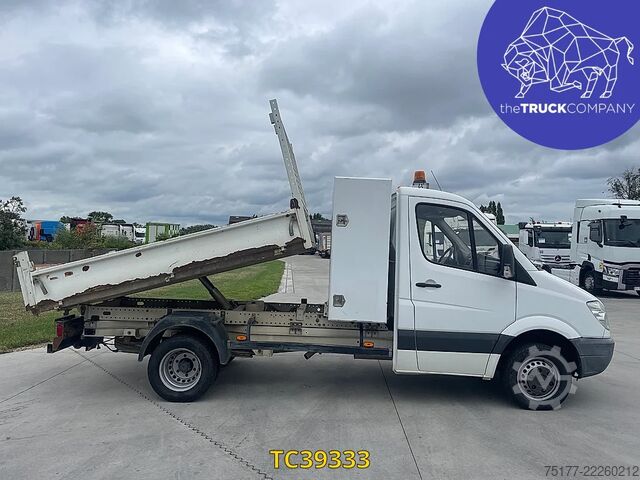 Tipper Mercedes-Benz Sprinter 513 benne et coffre ptra 7t