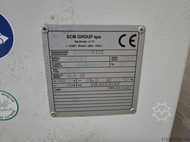 Edge banding machine for curved edges Casadei ALA 10