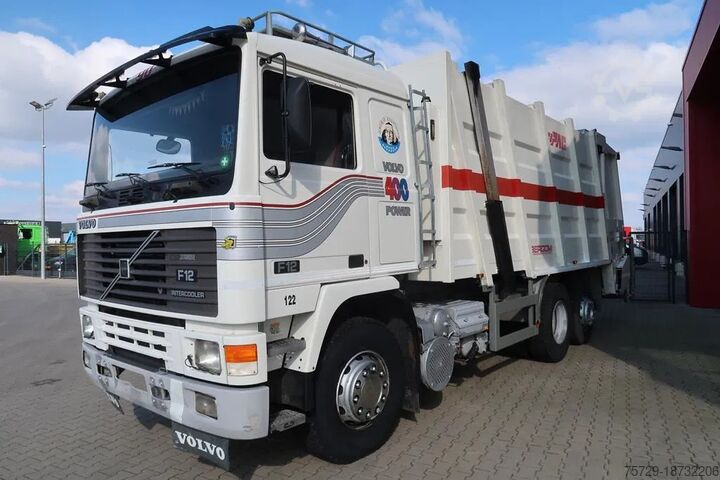 垃圾收集车 Volvo F 12.400 Volvo F12-400 Vuilniswagen - Oldtimer