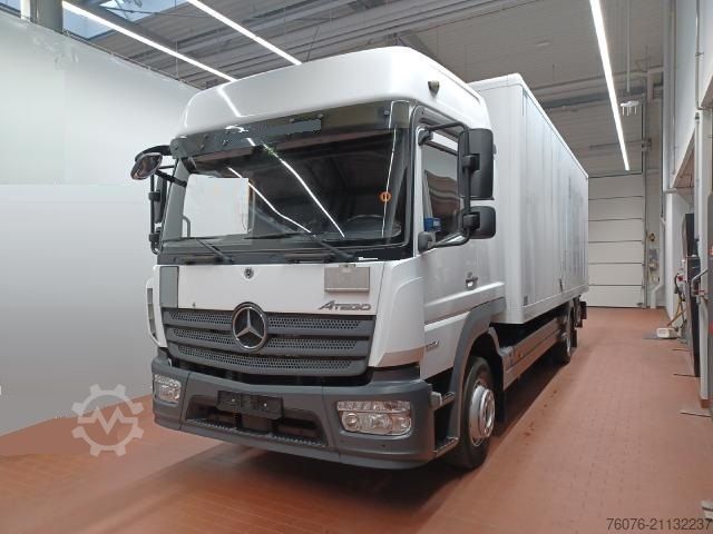 Vrachtwagen met bakwagen MERCEDES-BENZ 1224 L LBW 1.5t Retarder 1 Bett Heizung Klima