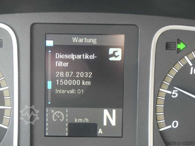 Vrachtwagen met bakwagen MERCEDES-BENZ 1224 L LBW 1.5t Retarder 1 Bett Heizung Klima