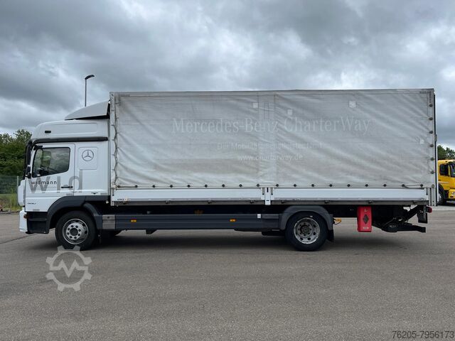 Platformas kravas automašīna ar tentu Mercedes-Benz Atego 1530 L BigSpace SD Luft AUT AHK SpurH