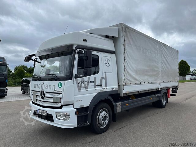 Platformas kravas automašīna ar tentu Mercedes-Benz Atego 1530 L BigSpace SD Luft AUT AHK SpurH
