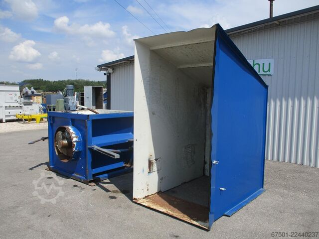 Zerkleinerungsanlage Rotationsverdichter H&G Screw compactor Schneckenverdichter (3522)