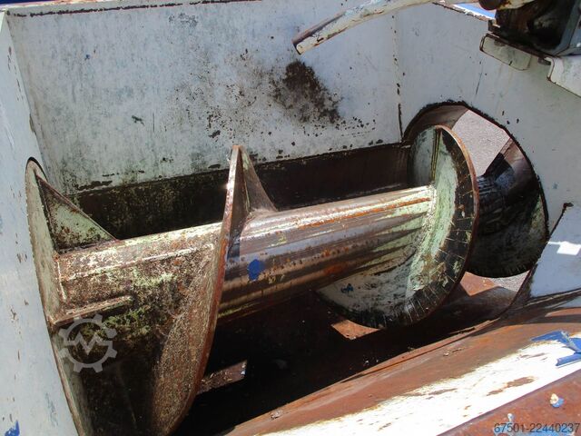 Zerkleinerungsanlage Rotationsverdichter H&G Screw compactor Schneckenverdichter (3522)