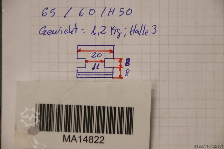 Wechselbacken unbekannt Breite 20 mm