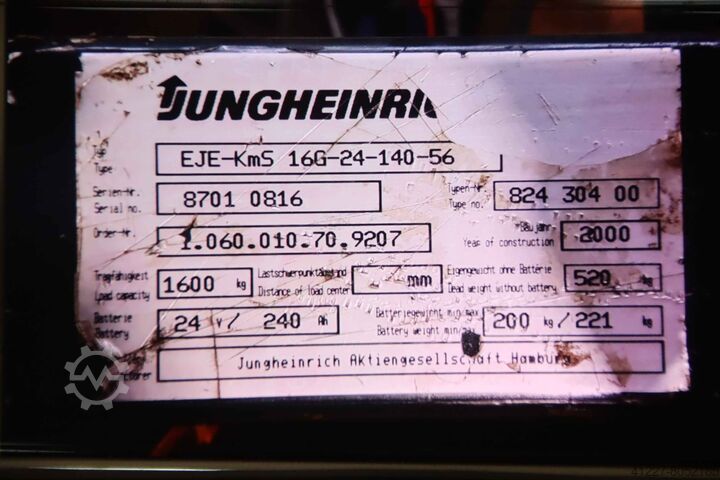 Hydraulikpumpe für Elektrostapler 24 V 2 kW Bosch Jungheinrich EJE-KmS