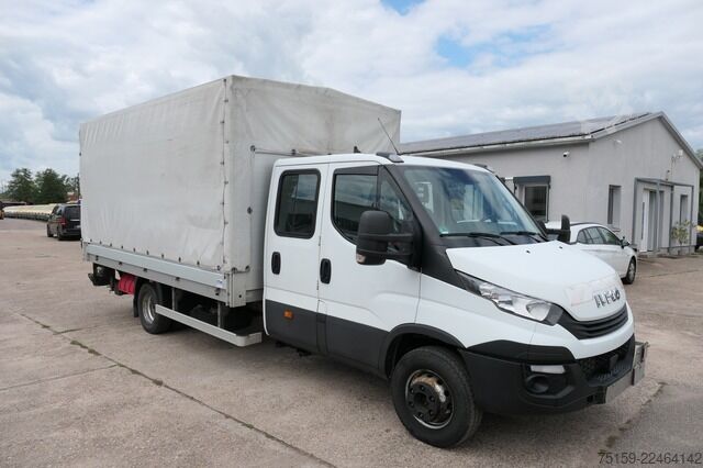 Furgão cortina de lona iveco Daily 70C18H D70C DoKa LBW Klima Tempomat Standheizung COC