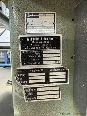 เครื่องเลื่อยแบบเลื่อนโต๊ะ Altendorf F 90