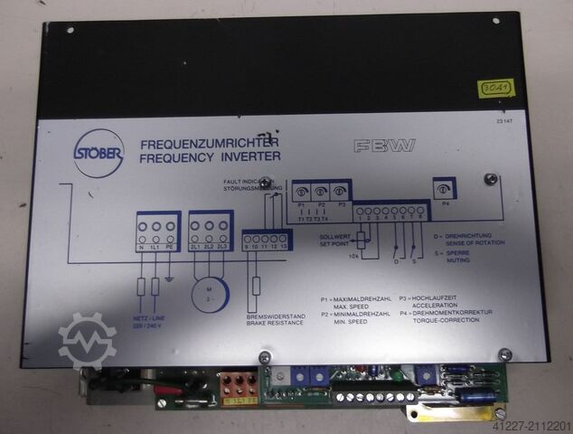 Frekans dönüştürücü 1,5 kW Stöber FBW1030