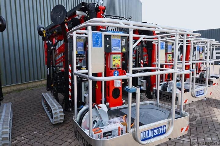 Plataforma de trabajo telescópica articulada Platform Basket Spider 18.90 PRO CE Declaration, Valid inspection,