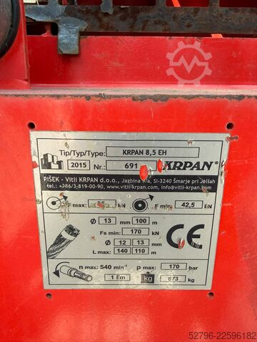 Forestry winch Krpan 8.5 EH