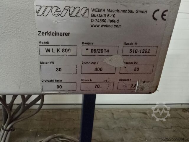 Weima WLK 800 30kW WEIMA WLK 800