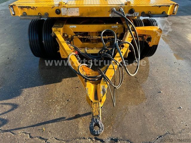 Tieflader Anhänger LANGENDORF TUE 40 4.Achser Tieflader-Anhänger, Radmulden