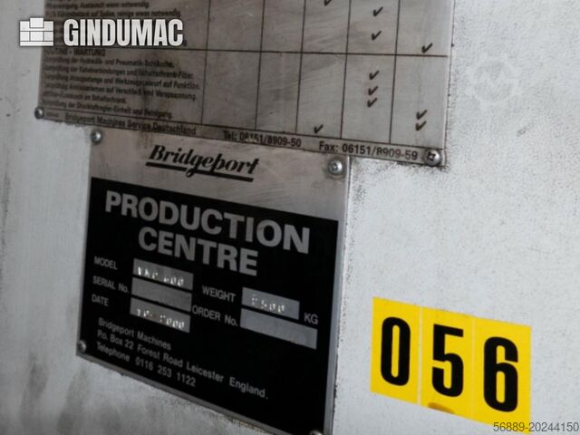 مركز القطع الرأسية Bridgeport CMV600 22 digital