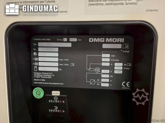 Tornos horizontales DMG MORI CLX 550 V4