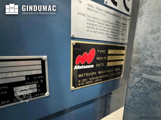 Centro de mecanizado vertical Matsuura MAM72-70V