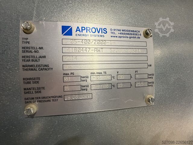 Block heat and power plant 2G Blockheizkraftwerk avus 500 plus