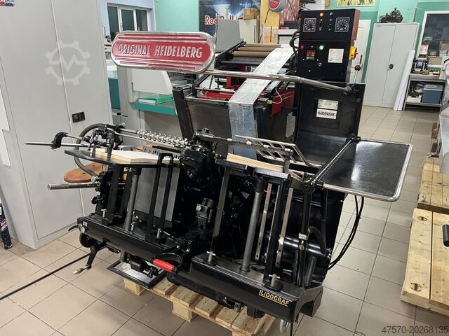 Machine de marquage à chaud Heidelberg GTP 32x46cm Hot Stamping Machine
