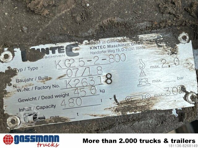 Vinç i montuar në kamion  KG 25-2-800
