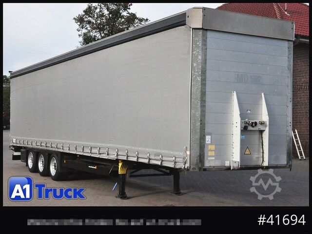 Odprta polprikolica s ponjavo SCHMITZ Speed Curtain, Lift 455/40 R 22.5, Hubdach,