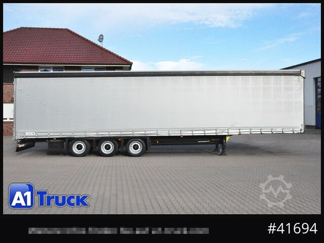 Odprta polprikolica s ponjavo SCHMITZ Speed Curtain, Lift 455/40 R 22.5, Hubdach,