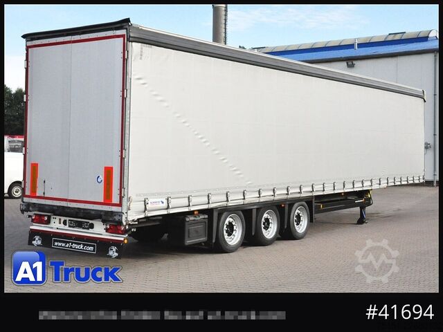 Odprta polprikolica s ponjavo SCHMITZ Speed Curtain, Lift 455/40 R 22.5, Hubdach,