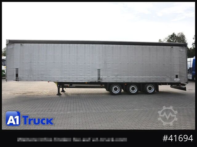 Odprta polprikolica s ponjavo SCHMITZ Speed Curtain, Lift 455/40 R 22.5, Hubdach,