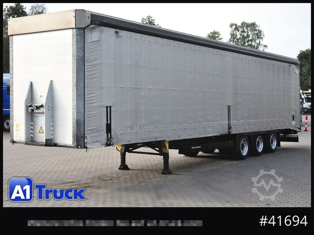 Odprta polprikolica s ponjavo SCHMITZ Speed Curtain, Lift 455/40 R 22.5, Hubdach,