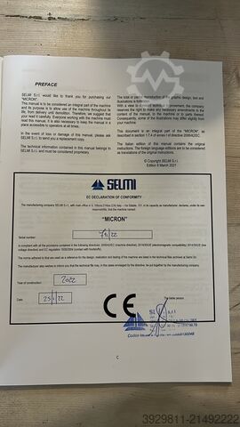 Chocolate refiner, creams SELMI MICRON 25