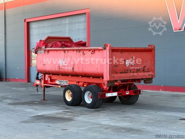 Odvalovací přívěs  BIGAB 8-12 Abrollanhänger m. Container