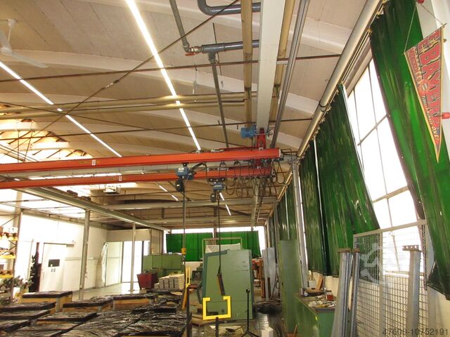 Žerjav nadstrešek Žerjav Notranji žerjav Žerjavska steza Demag - Portalkran KBK Stahlbau 2x 500KG KBK 2 II KBK2 26x8m 2x 500Kg + Stahlbau