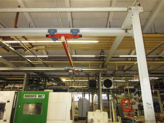 Žerjav nadstrešek Žerjav Notranji žerjav Žerjavska steza Demag - Portalkran KBK Stahlbau NL 500KG KBK2 II KBK2 12,5 x 7m + 500Kg Kettenzug