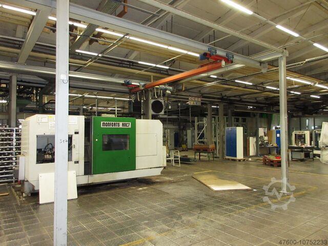 Žerjav nadstrešek Žerjav Notranji žerjav Žerjavska steza Demag - Portalkran KBK Stahlbau NL 500KG KBK2 II KBK2 12,5 x 7m + 500Kg Kettenzug