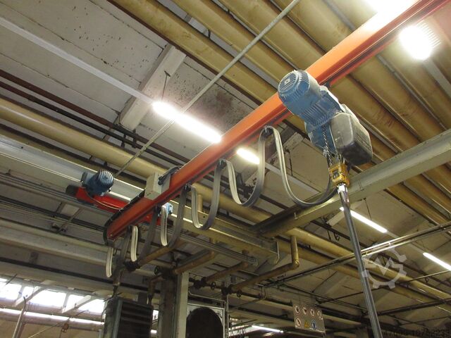 Žerjav nadstrešek Žerjav Notranji žerjav Žerjavska steza Demag - Portalkran KBK Stahlbau NL 500KG KBK2 II KBK2 12,5 x 7m + 500Kg Kettenzug