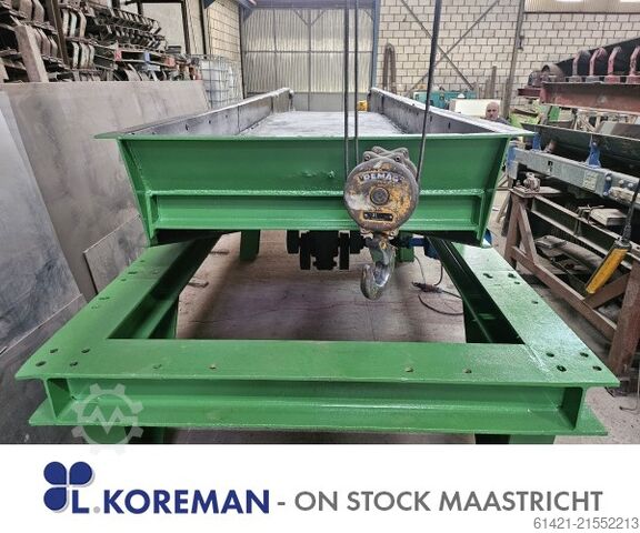 振动溜槽 Hazemag 6000-1150 Test Vibrating Chute Hazemag 6000-1150